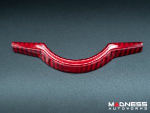 Alfa Romeo Giulia Center Console Frame Trim - Carbon Fiber - Red Candy - Pre '20 Models Alfa Romeo Giulia Center Console Frame Trim - Carbon Fiber - Red Candy - Pre '20 Models